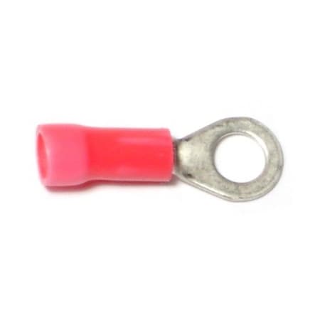 Midwest Fastener Ring Terminal, 18 AWG, Plastic Insulated, 20 PK 69943